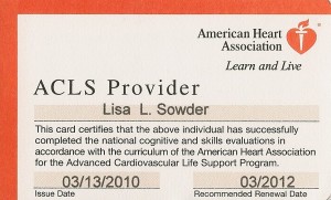 Seattle Plastic Surgeon is ACLS certified
