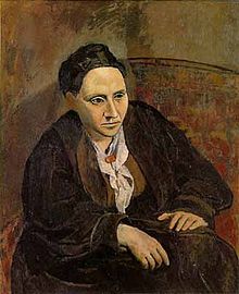 Gertrude Stein painted by her close friend, Pablo Picasso